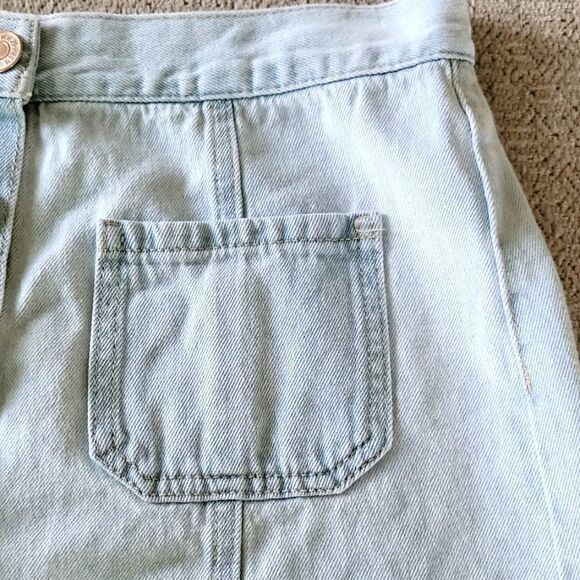 Forever 21 Light Blue Jean Denim Skirt - Size Small - Picture 5 of 12